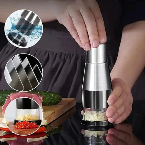 EasySlice™ – Clean & Easy Dicing | Stainless Steel | Perfect for Daily Use | One-Push Operation