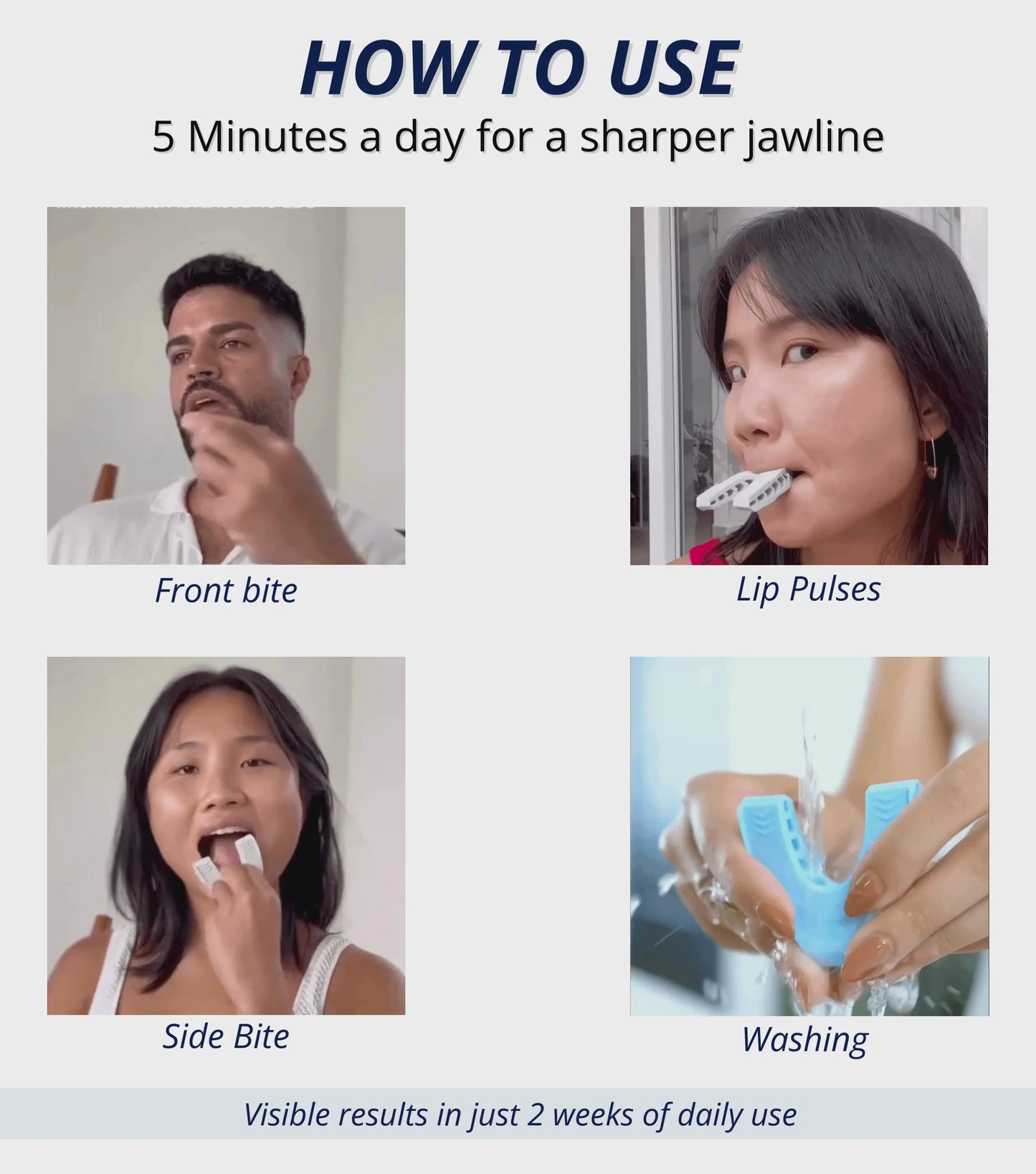 Jawline Sculpting Tool – Face Fitness Trainer | Slim Your Face & Activate Muscles | Unisex