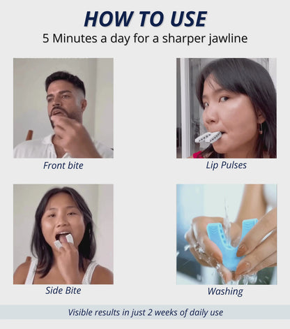 Jawline Sculpting Tool – Face Fitness Trainer | Slim Your Face & Activate Muscles | Unisex