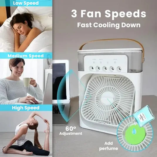 Cool Air, Clean Living | 2-in-1 Purifier & Fan | Breathe Easy Anywhere