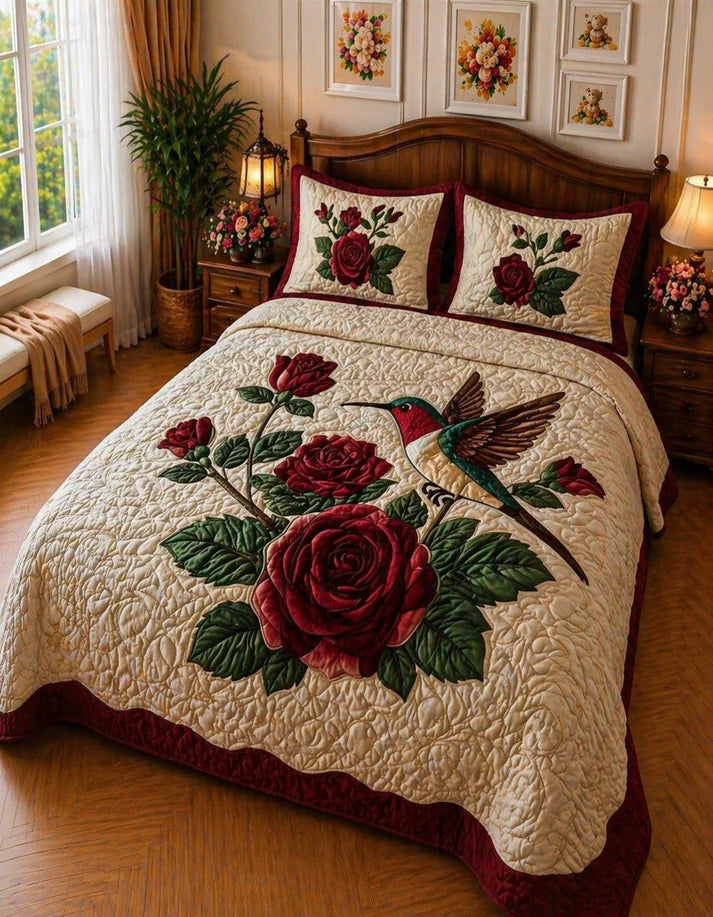 FAUX QUILTING EFFECTS DIGITAL PRINTS SUPERKING SIZE