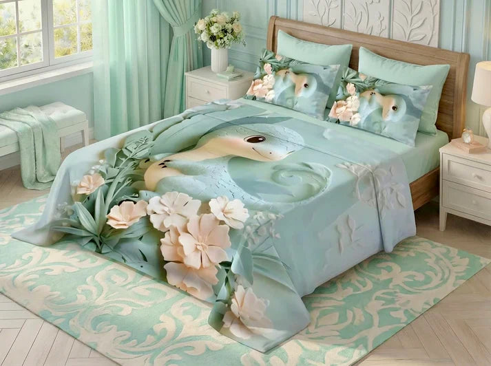 BEST SELLING _ 7D DIGITAL PANEL PRINT BEDSHEET