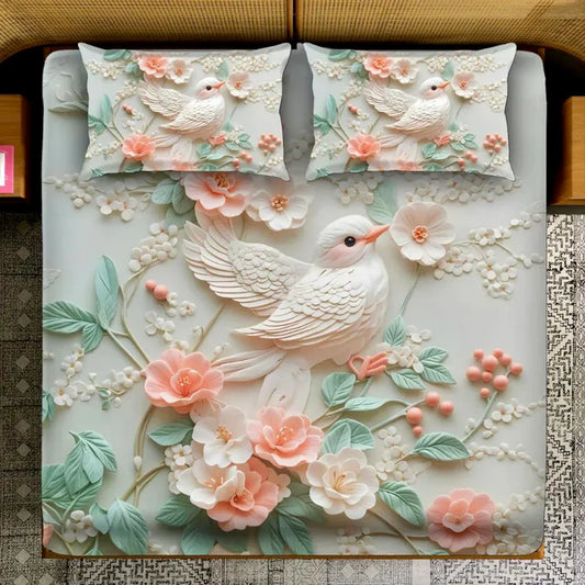 BEST SELLING _ 7D DIGITAL PANEL PRINT BEDSHEET