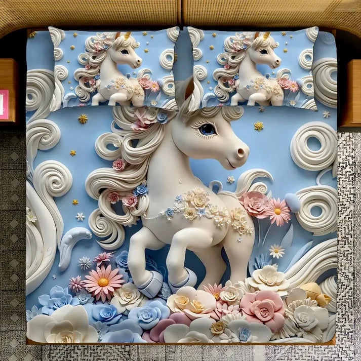 BEST SELLING _ 7D DIGITAL PANEL PRINT BEDSHEET