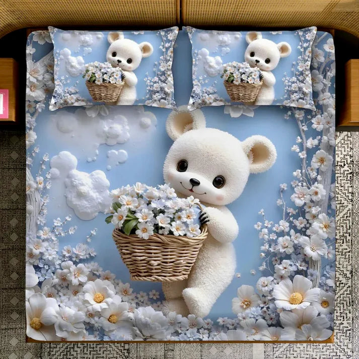 BEST SELLING _ 7D DIGITAL PANEL PRINT BEDSHEET