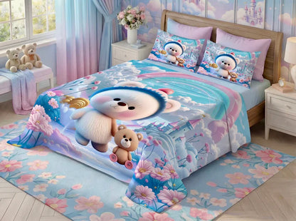 BEST SELLING _ 7D DIGITAL PANEL PRINT BEDSHEET