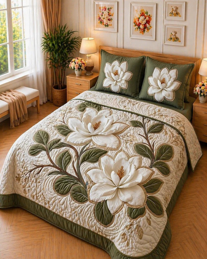 FAUX QUILTING EFFECTS DIGITAL PRINTS SUPERKING SIZE