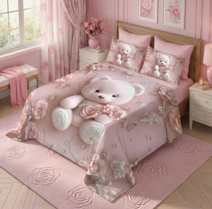 BEST SELLING _ 7D DIGITAL PANEL PRINT BEDSHEET