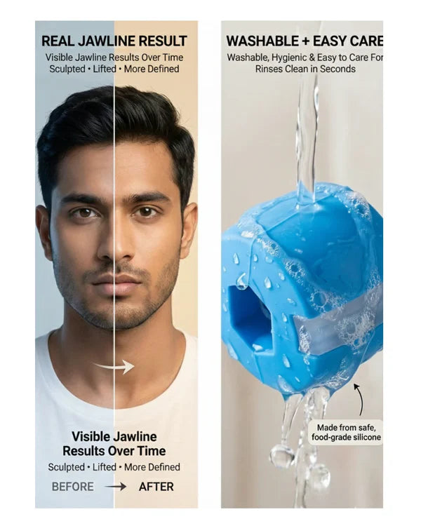 SharpJaw™- Jaw Shaper & Facial Toner | Sculpt, Shape & Lift | Compact Jaw Exerciser